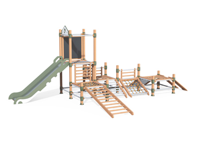 木质滑梯６