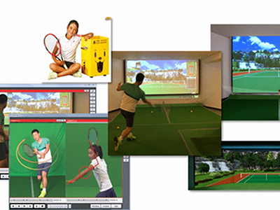 互动竞技类网球 模拟网球 室内网球